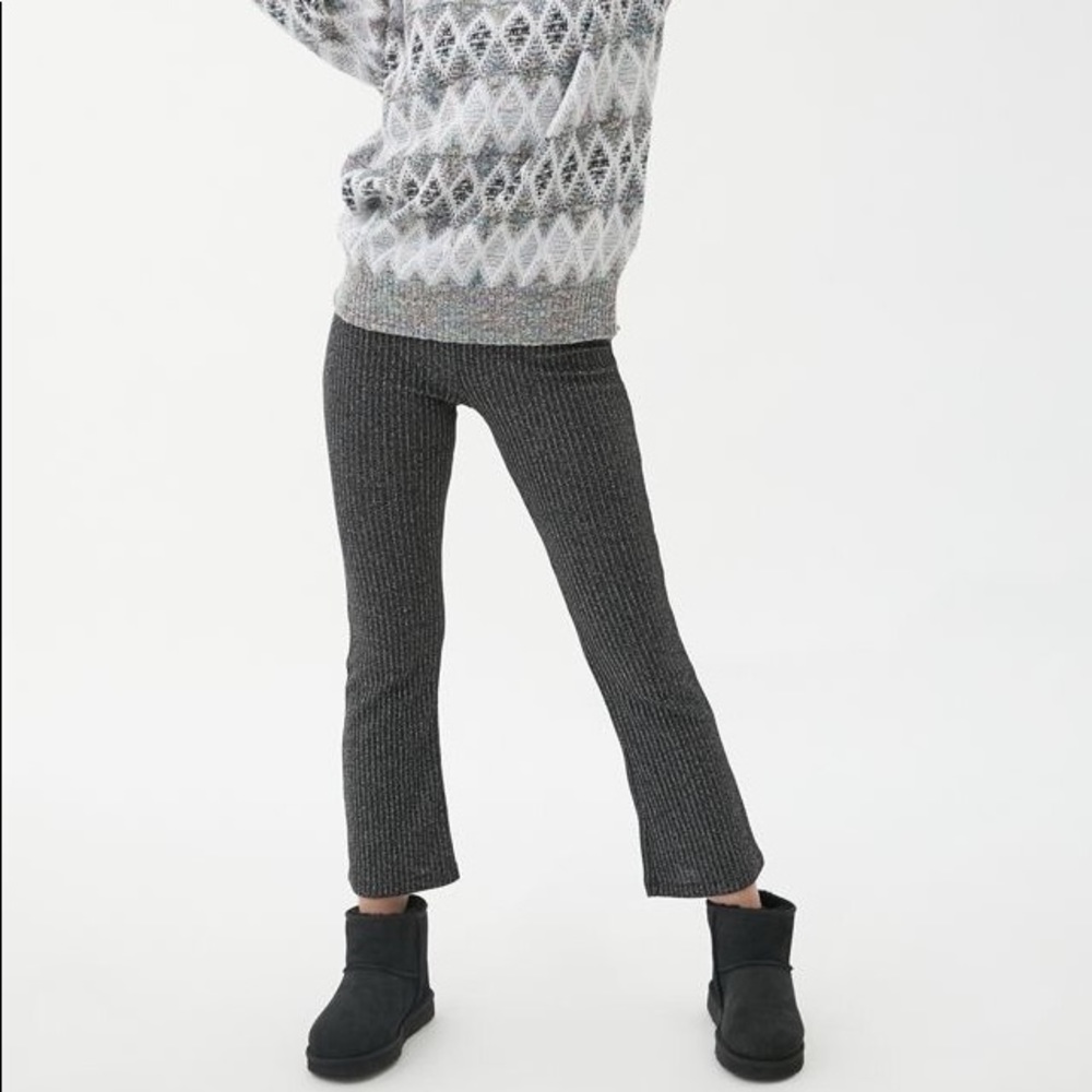 UO Grey and Black Stretch Pants